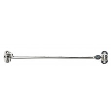 CABIN HOOK 200MM ST.ST. POLISHED A4 WITH CATCH PLATE