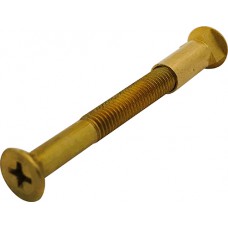 THROUGH-BOLT FLAT-HEAD BRASS M5X45/55