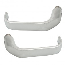 TRIOVING DOORHANDLE 7363 DT32-50MM SATIN CHROME PAIR