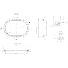 MANHOLE RING OVAL TYPE A