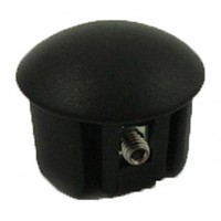 END PIECE BLACK PVC 2812