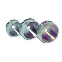 WARDROBE TUBE SUPPORT NICKEL-PLATED 19MM A PAIR