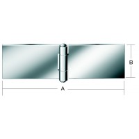 HINGE NO HOLES SS 32X100MM 10505U505U