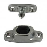 DOORCATCH 1076-20MM SB7125 BRASS CHR-PL