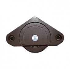 SLIDING DOOR ROLLER W.NYLON PVC BR. C/W SCREWPLATE