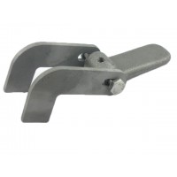 WELDING DOOR HINGES 7635 WITH A SLOTTED HOLE, STEEL / STEEL