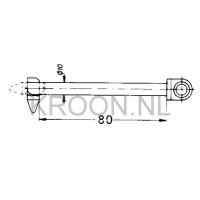 SWIVEL BOLTS BRASS