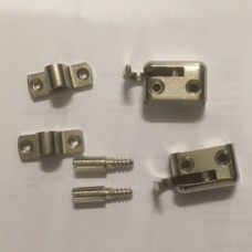 SET OF CLASPS L+R +PINS+BRACKETS 6PART TYPE B