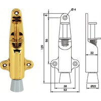 DOOR HOLDER BP KWS 130MMM VV