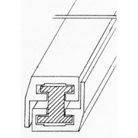 SLIDING HATCH BLOCK NYLON 50MM