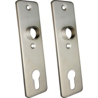SHORT DOORPLATE 6645Z75 ROUND HOLE BSC A PAIR