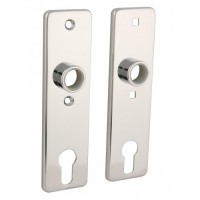 SHORT DOORPLATE 6645Z-75 ESTR SS A PAIR
