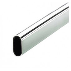 WARDROBE TUBE 47616 5000MM CHROME