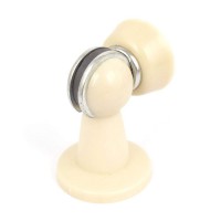 DOORCATCH MAGN WHITE PVC  SPHERIX