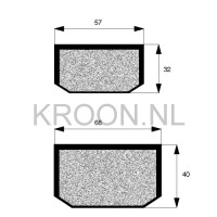 RUBBER PACKING 68X40MM HPA68 A METER