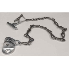 PORTLIGHT HOLDER SS 500MM W.CHAIN